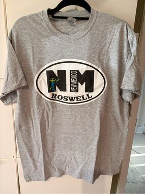 New Mexico Roswell Gray Graphic Tee